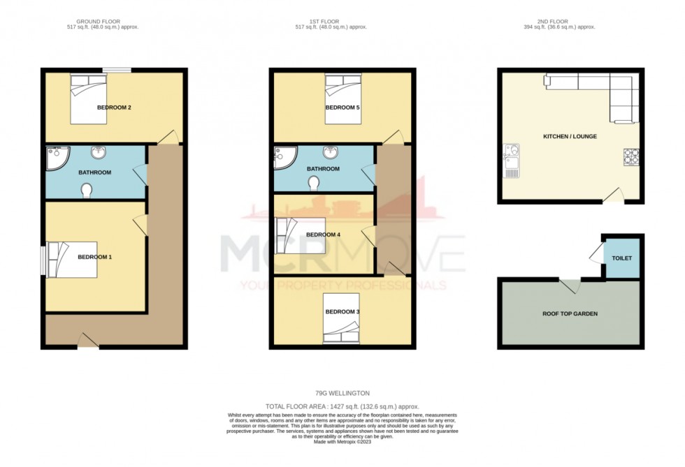 Floorplan for Wellington Road, Fallowfield, Manchester
