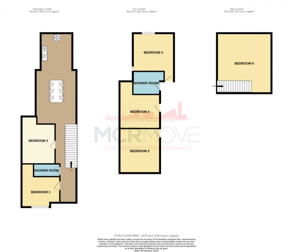 Floorplan for Braemar Road, Fallowfield, Manchester