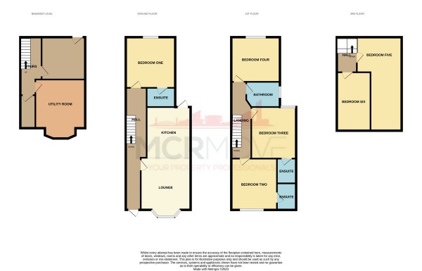 Floorplan for Old Moat Lane, Manchester