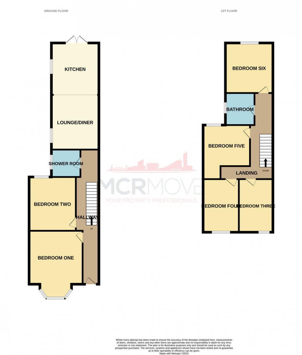 Floorplan for Ashford Road, Manchester