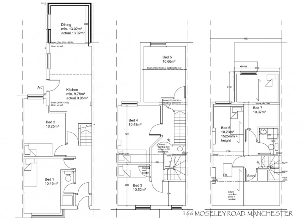 Floorplan for Moseley Road, Fallowfield, Manchester