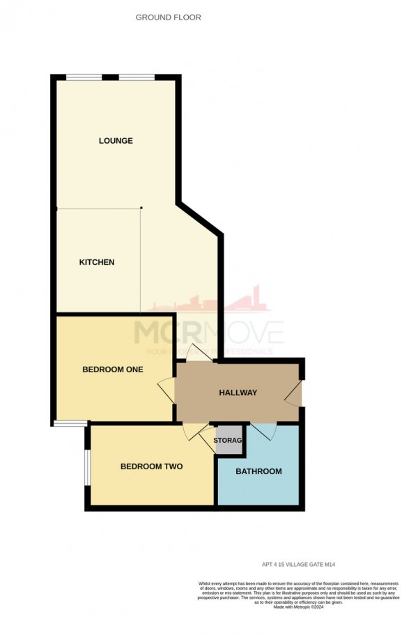 Floorplan for Wilbraham Road, Fallowfield, Manchester