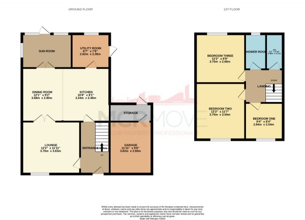 Floorplan for Wetenhall Drive, Leek