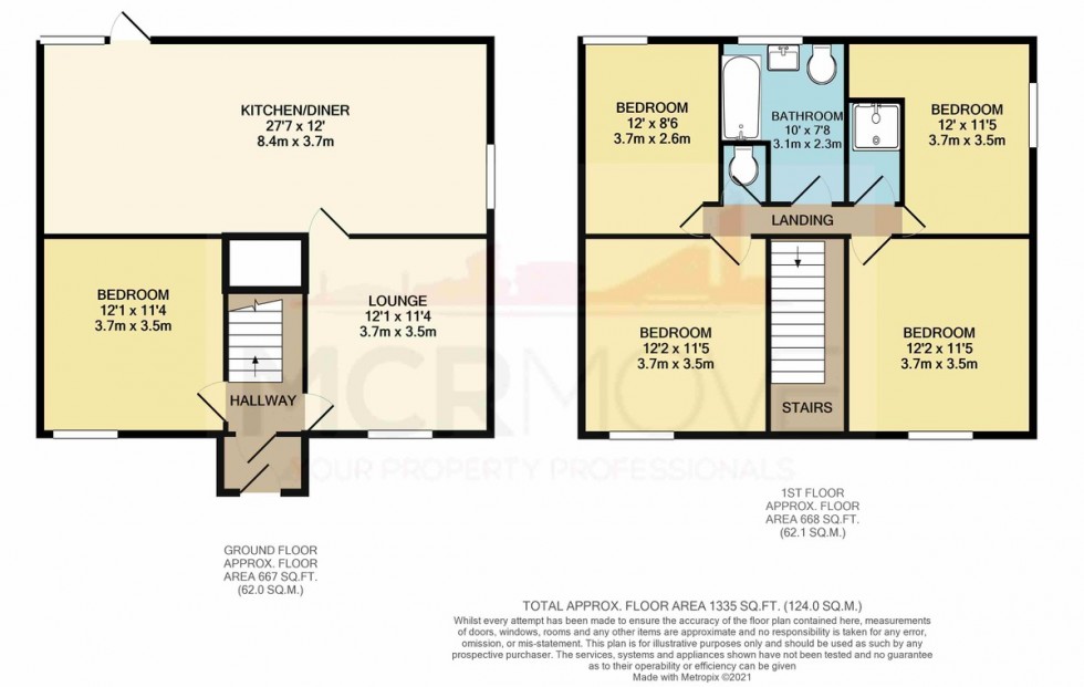 Floorplan for Ladybarn Lane, Fallowfield, Manchester