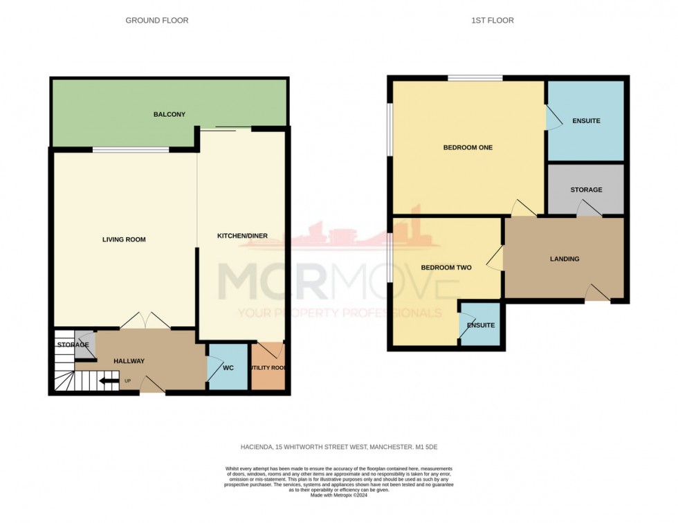 Floorplan for Whitworth Street West, Manchester