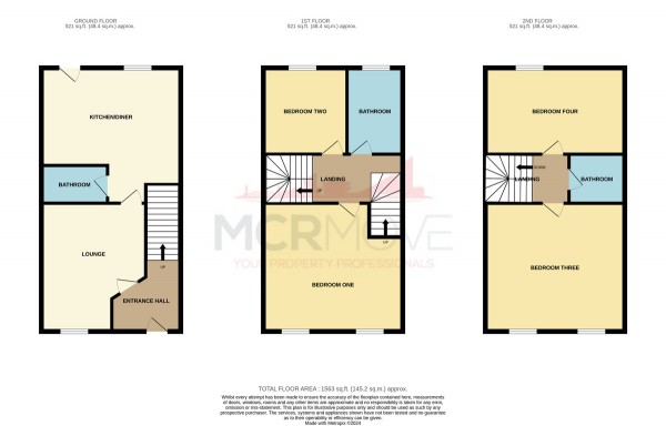 Floorplan for Dorothy Drive, Edge Hill, Liverpool