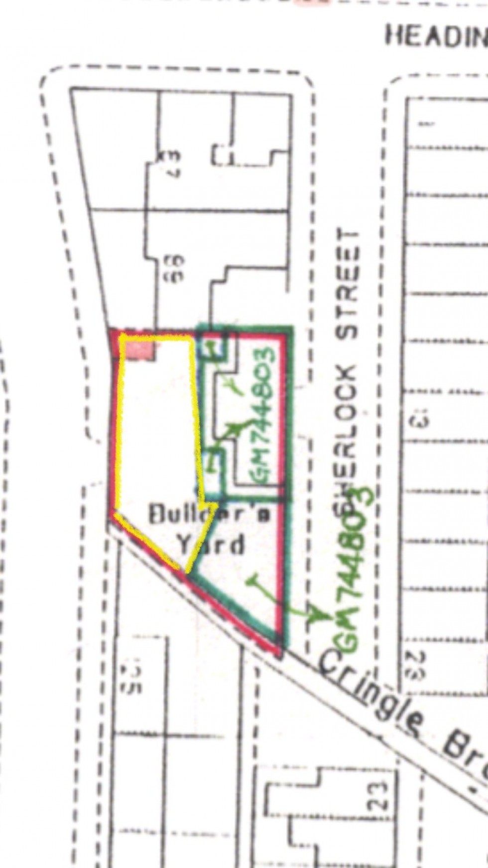 Floorplan for Land on the east side of Ladybarn Lane, Manchester