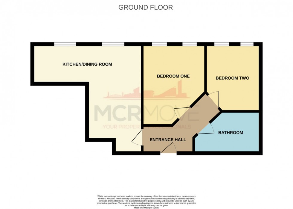 Floorplan for Princess Street, Manchester