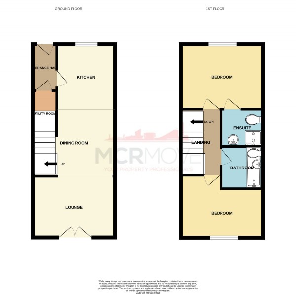 Floorplan for 14 Bushmoor Walk