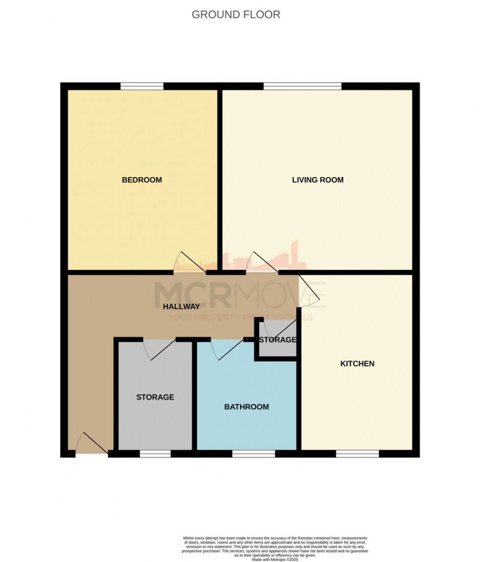 Floorplan for Broxwood Close, Manchester