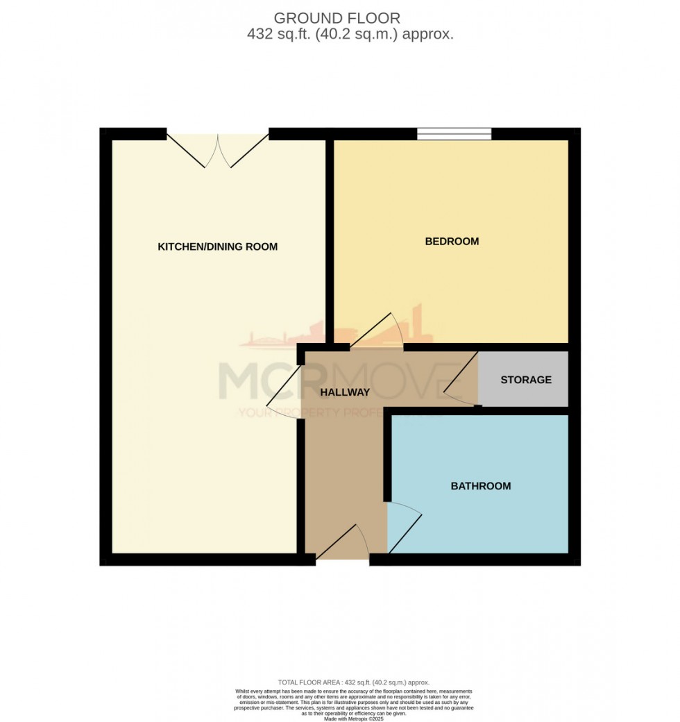Floorplan for Worrall Street, Salford