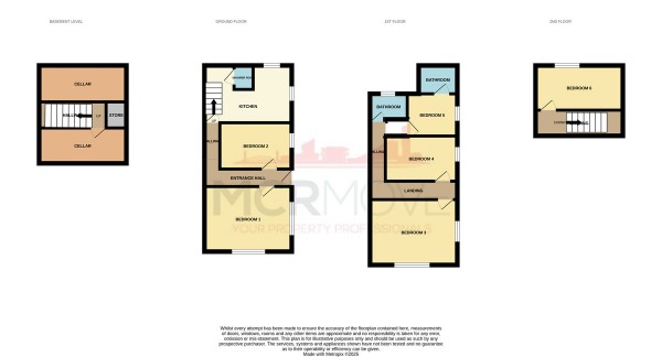 Floorplan for Mitford Road, Manchester