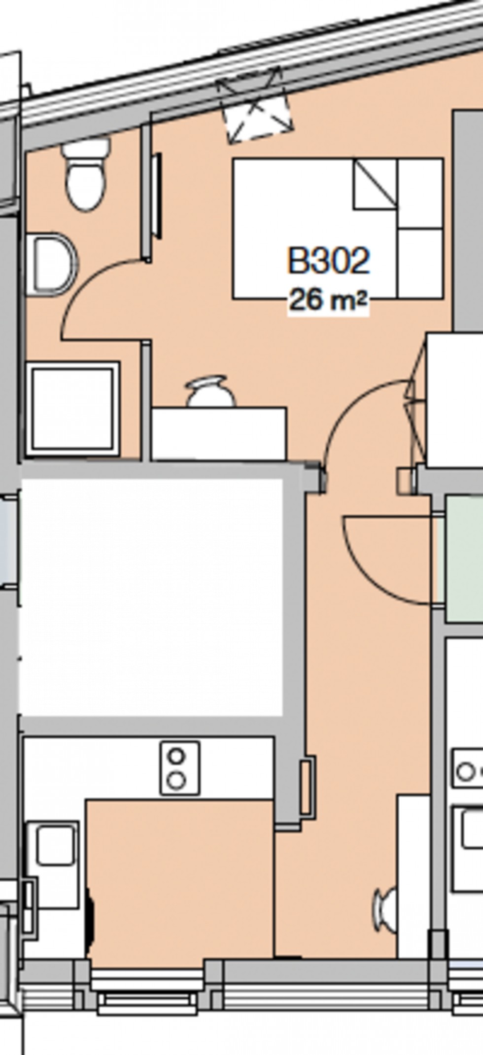 Floorplan for Derby Road, Nottingham