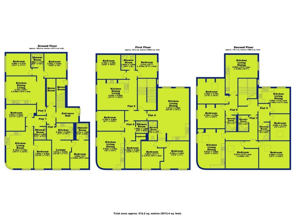 Floorplan for Gamble Street, Nottingham