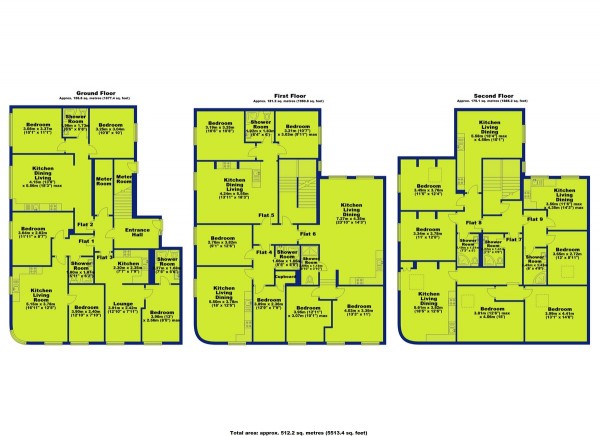 Floorplan for Gamble Street, Nottingham