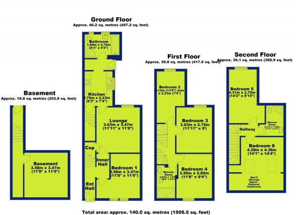 Floorplan for Cycle Road, Lenton, Nottingham