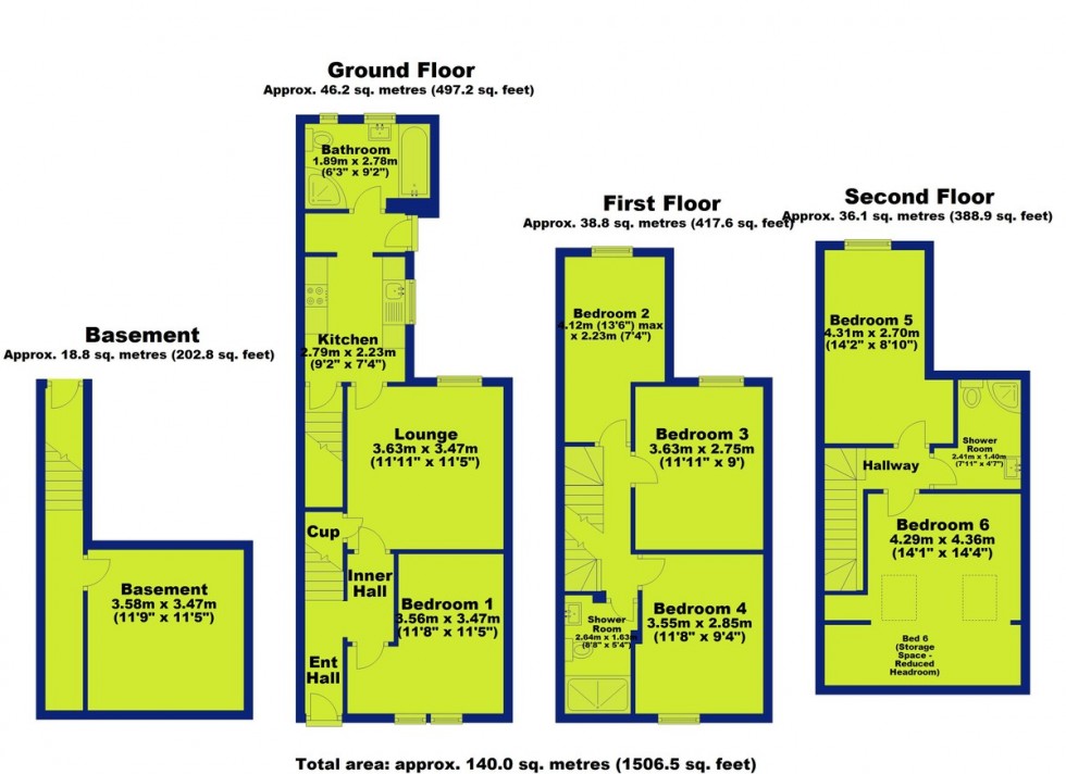 Floorplan for Cycle Road, Lenton, Nottingham
