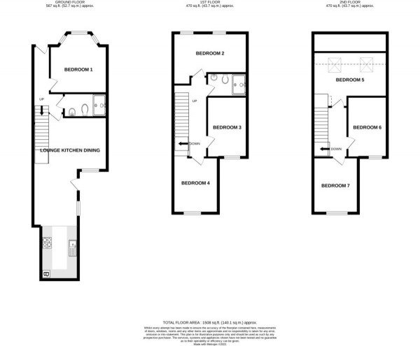 Floorplan for Manton Road, Kensington, Liverpool