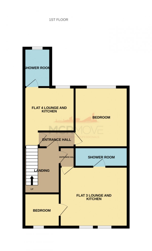 Floorplan for Burton Road, Manchester