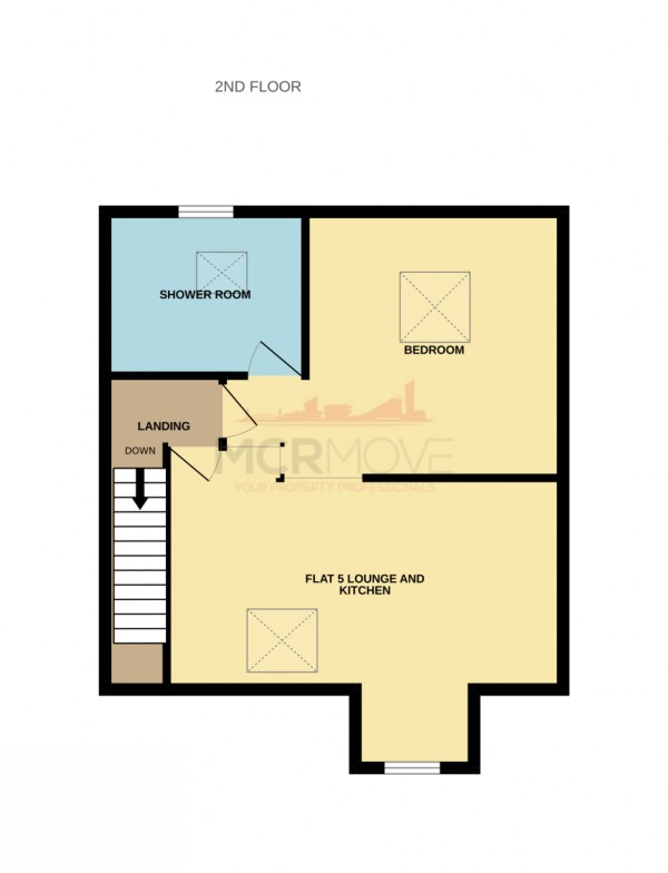 Floorplan for Burton Road, Manchester