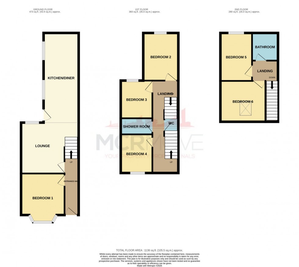 Floorplan for 47 Halsbury Road