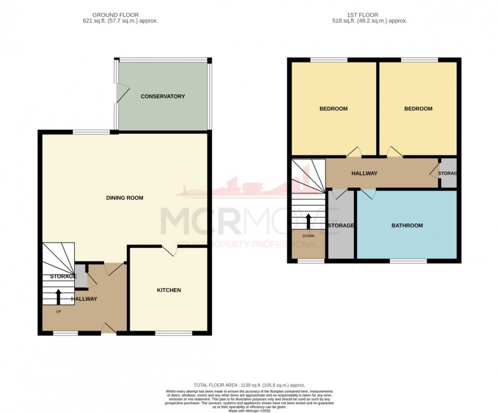 Floorplan for Radstock Close, Manchester