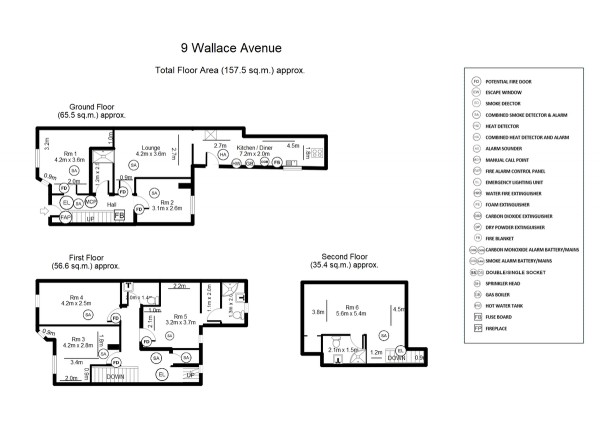 Floorplan for Wallace Avenue, Rusholme, Manchester