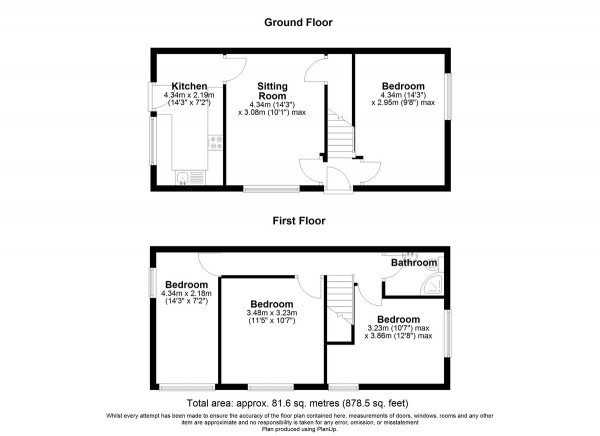 Floorplan for Suffolk Street, Langworthy, Salford