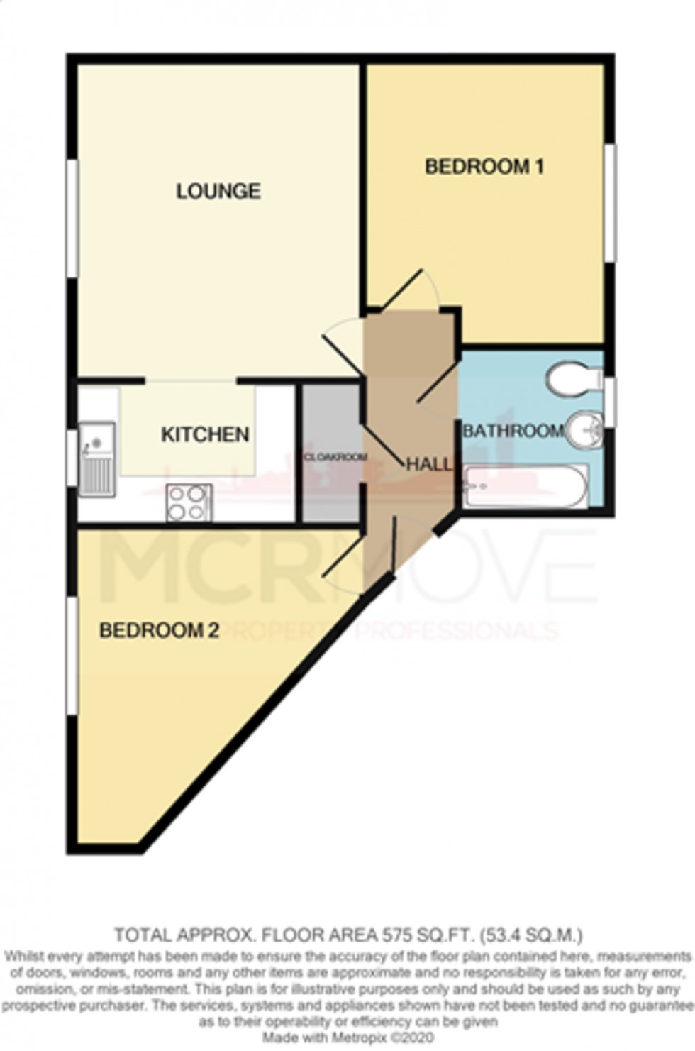 Floorplan for Stockport Road, Grove Village, Manchester