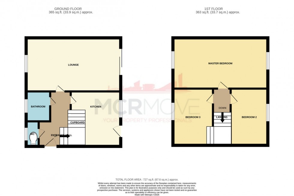 Floorplan for Newstead Avenue, Manchester