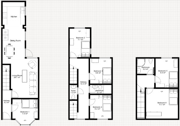 Floorplan for Halsbury Road, Liverpool